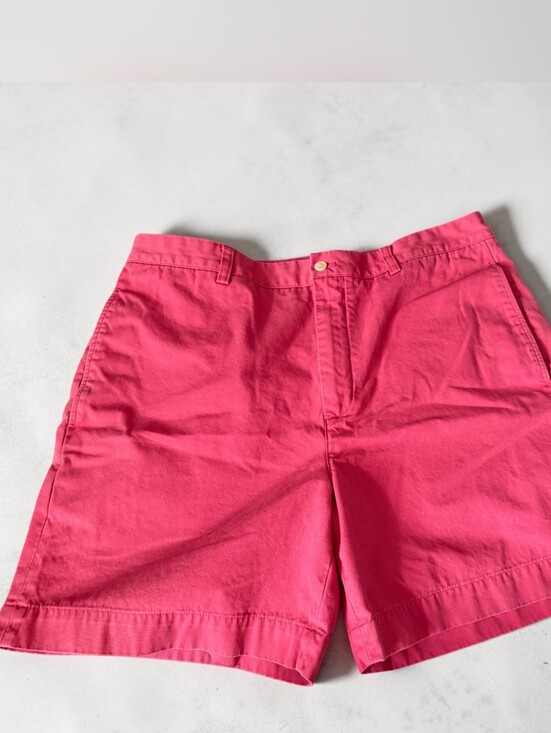 Vineyard Vines Other - Vineyard Vines Men's Chino Shorts Size 35 Pink Cotton Club Classic Fit 9"